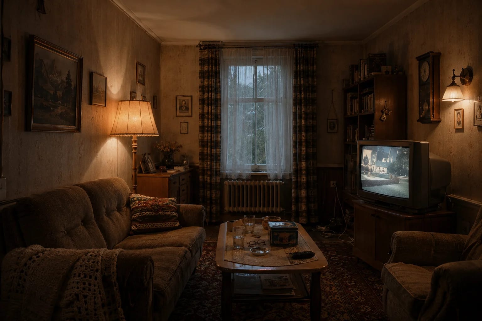 Tür zum Fernsehzimmer