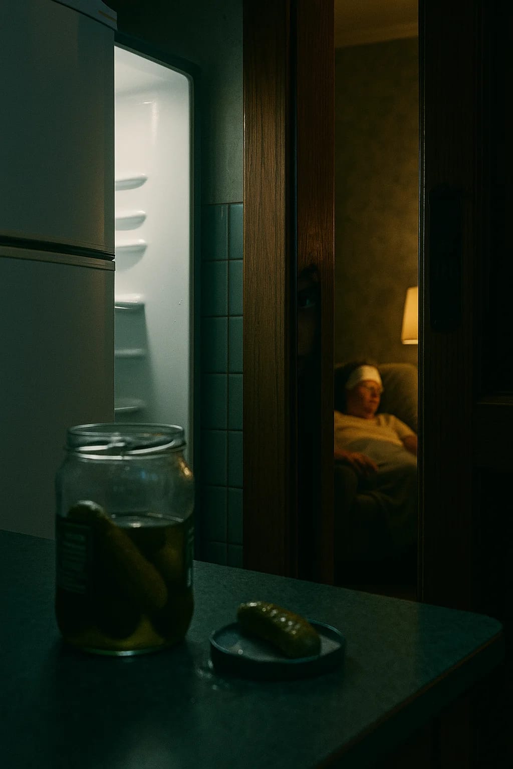 Zwei Schwestern – die Gurke in der Nacht