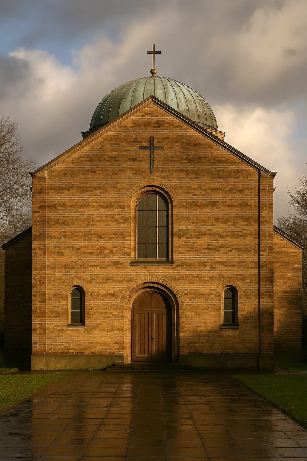 Außenansicht von Kirche Windbergen