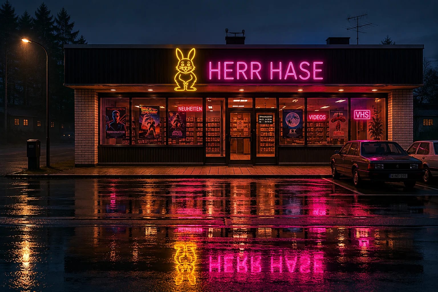 Außenansicht von Videothek Herr Hase