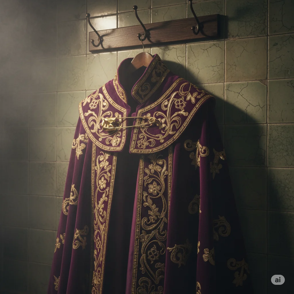 Purpurfarbene Zeremonientoga