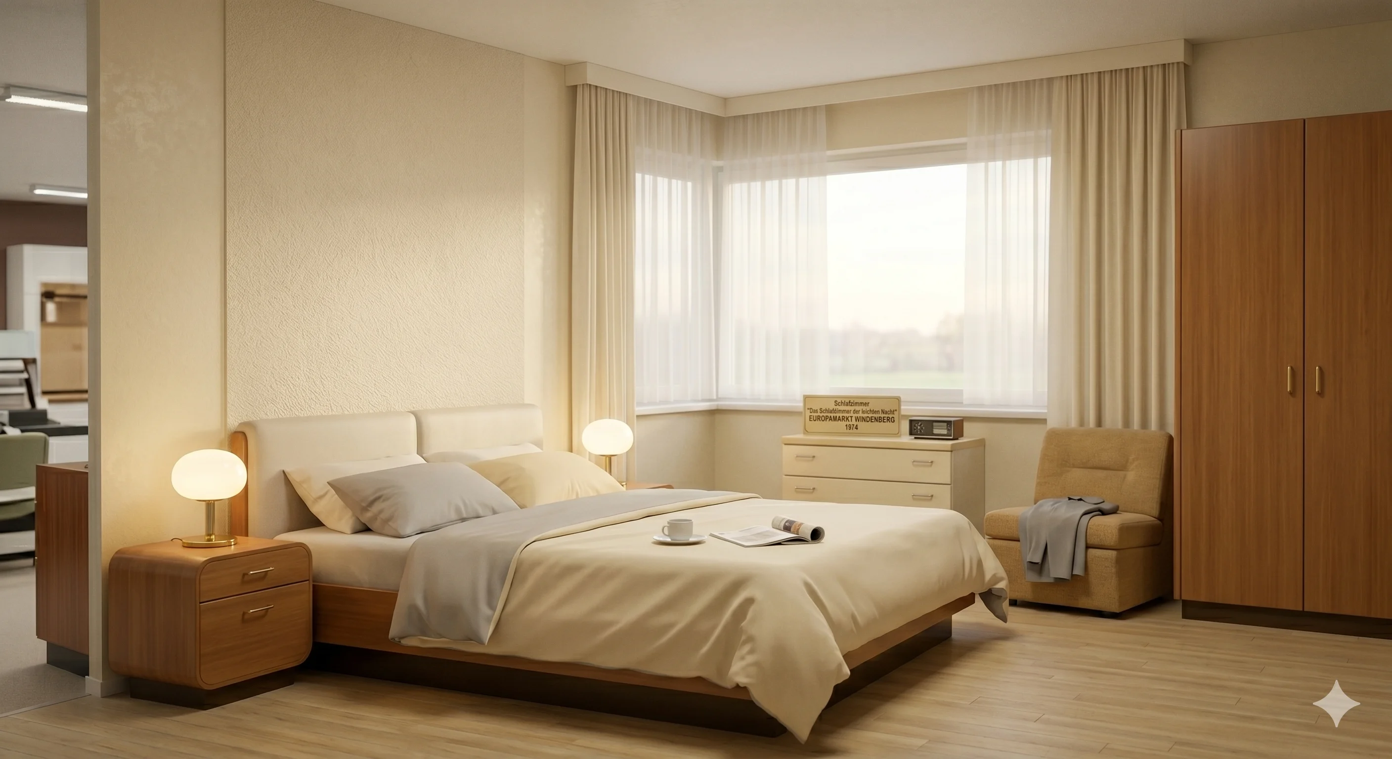 Das Schlafzimmer der leichten Nacht