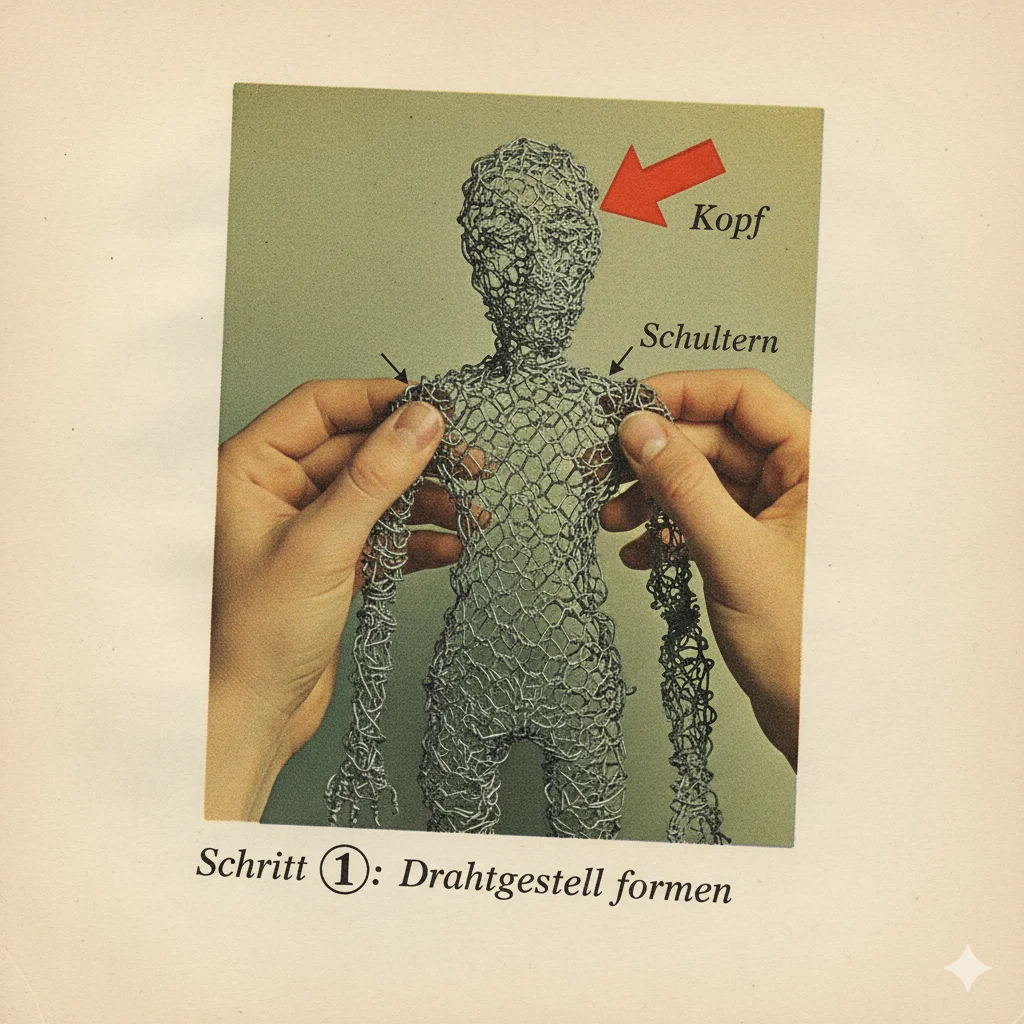 Schritt 1: Das Skelett der Sehnsucht