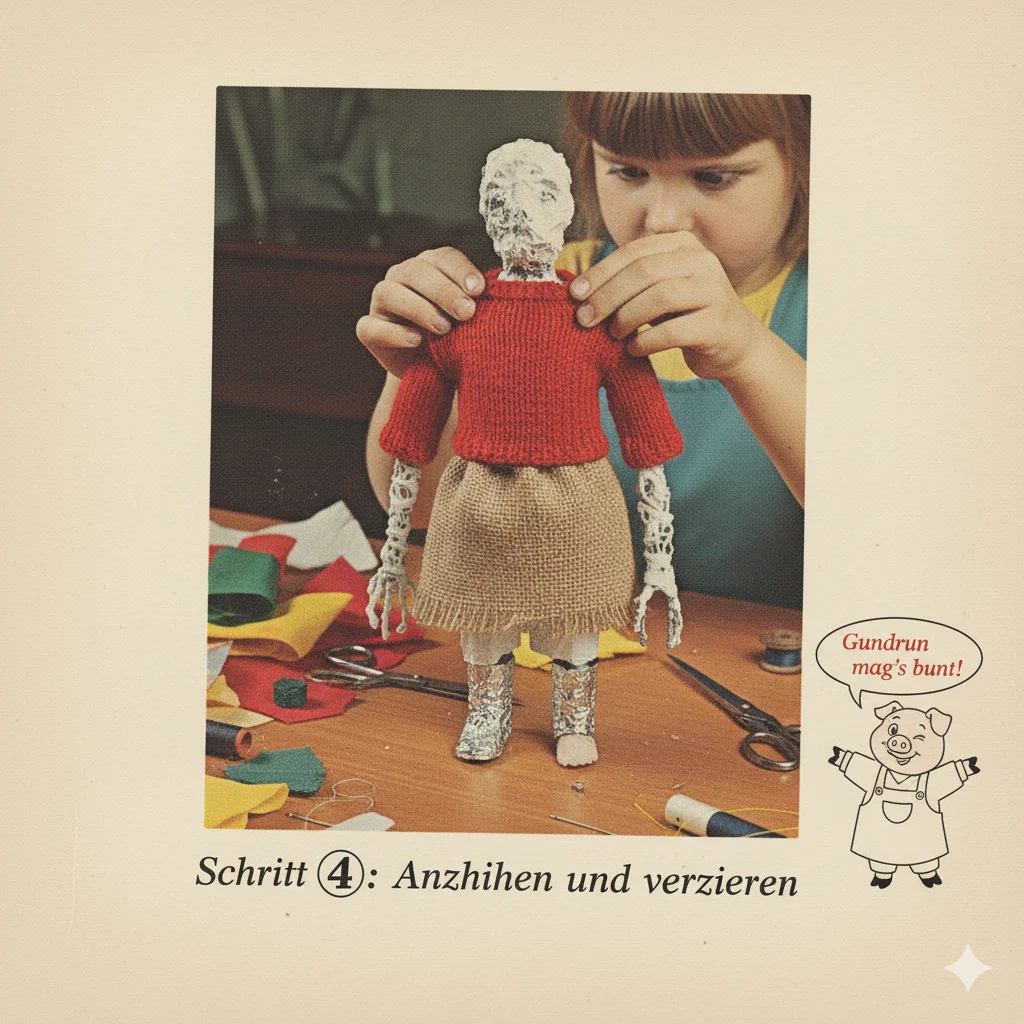 Schritt 4: Ankleiden