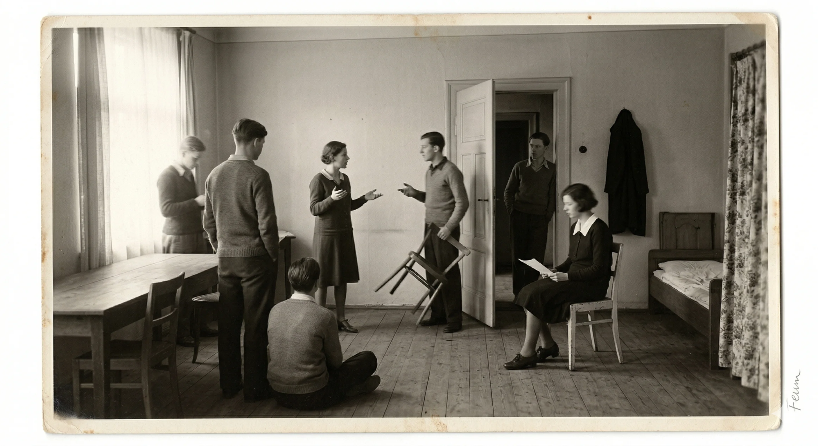 Leerstehende Pastorie Windbergen, ca. 1924